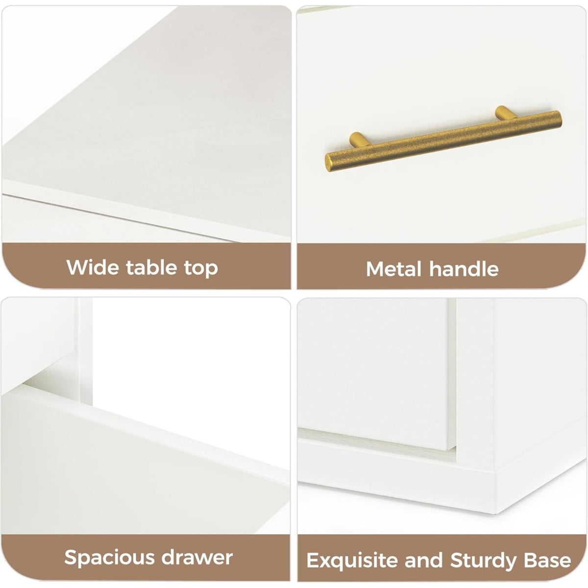 CozyHome Cube Storage Organizer, 2-Drawer Stackable Bookshelf, White Single Cube Shelf, Modular Cubby Storage System, Wooden Display Shelf for Closet, Living Room, Bedroom, Apartment, Dorm