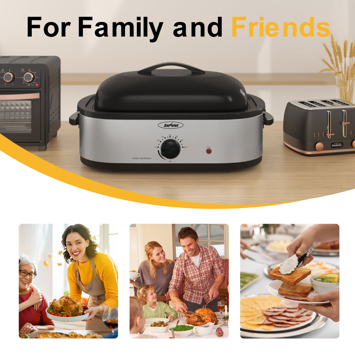 14 Quart Electric Roaster Oven