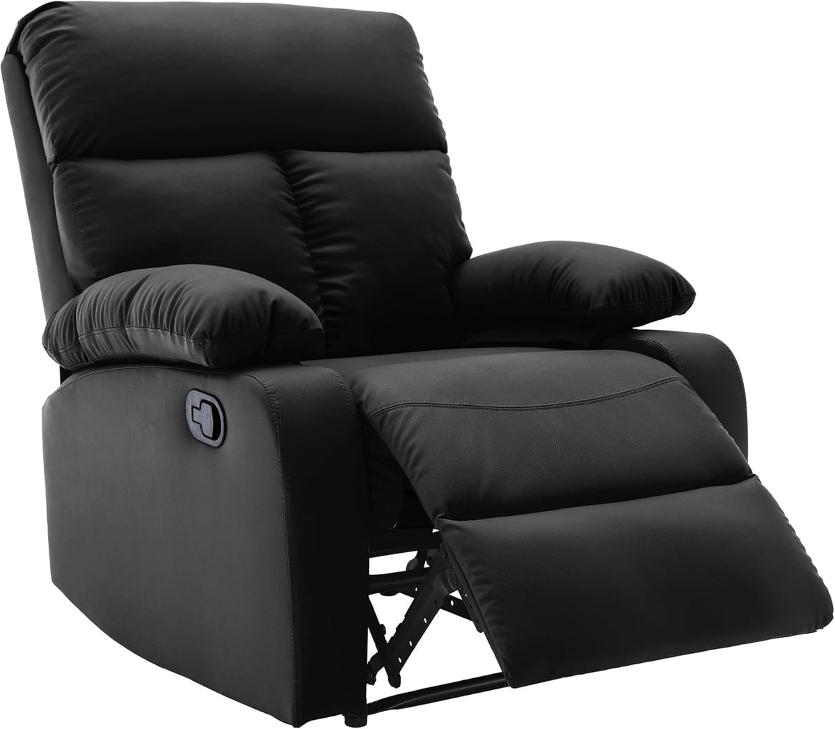 Manual Recliner Chair for Adults, Small Recliners for Small Spaces, Lazy boy Recliner Sofa Velvet Reclining Chairs for Living Room, RV, Bedroom