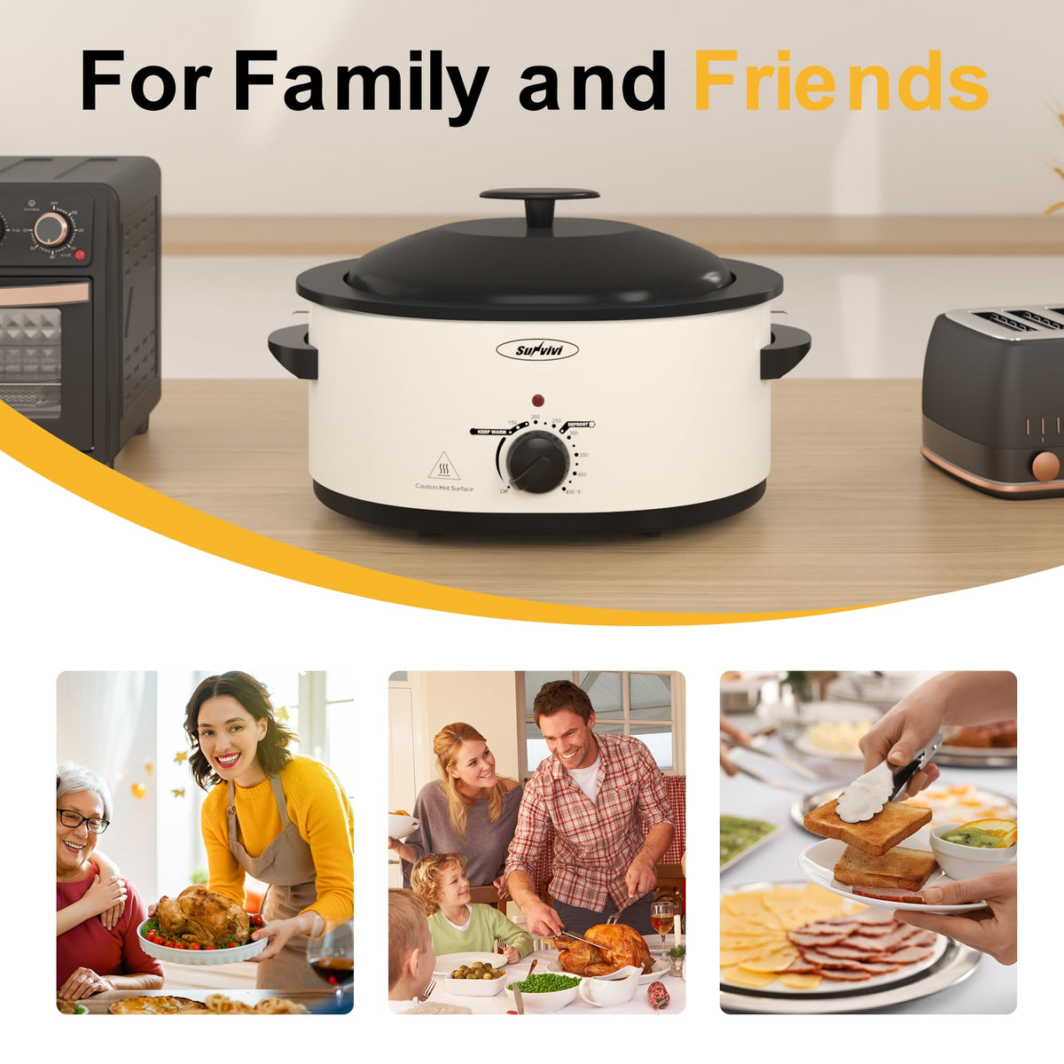 8 Quart Electric Roaster Oven