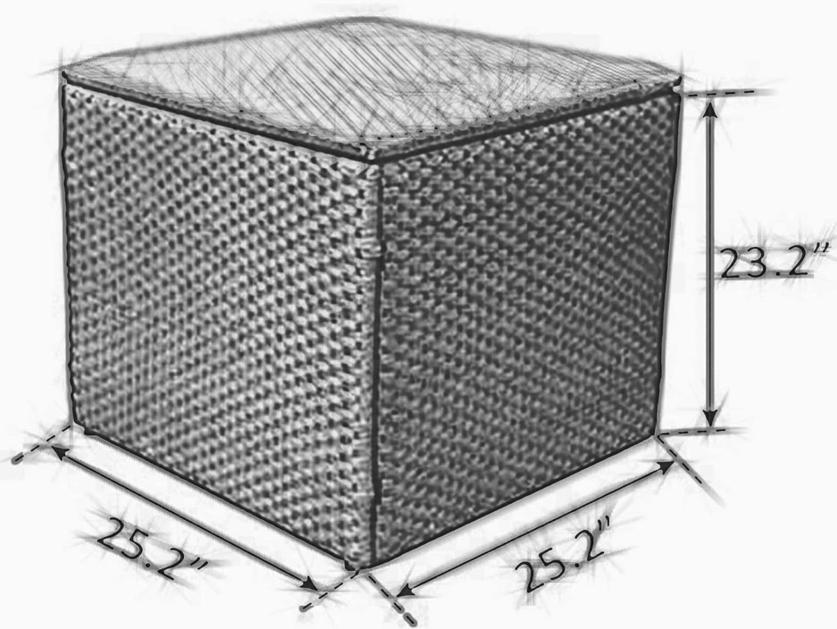 Royalcraft Outdoor Deck Storage Box, Waterproof Outside Patio Rattan Wicker Storage Bin Container with Liner, Large Box for Cushions, Pool Toys and Garden Tools