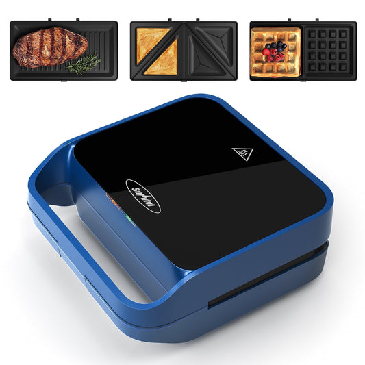 Royalcraft Multi-Function 3-in-1 Sandwich & Waffle Maker
