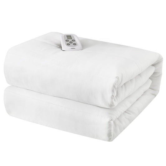 Royalcraft Twin Size Heated Mattress, Electric Bed Mattress Pad with 12-Hour Timer & 10 Heat Settings, Full Bed Warmer, Machine Washable, 39in  x 75in