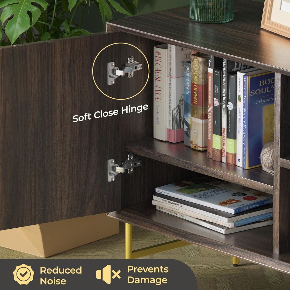 RoyalCraft 70” Mid Century Modern TV Stand