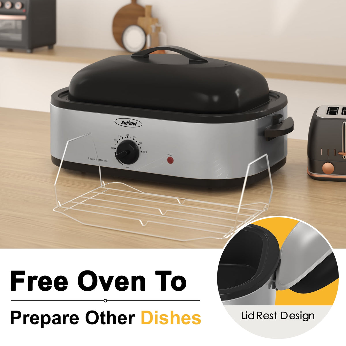 14 Quart Electric Roaster Oven
